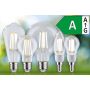 Źródło światła LED AGL 60 2.5W 525lm E27 3000K 230V przezroczysty / szkło - 6