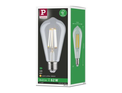 Źródło światła LED ST64 4W 840lm E27 3000K 230V przezroczysty / szkło - 3
