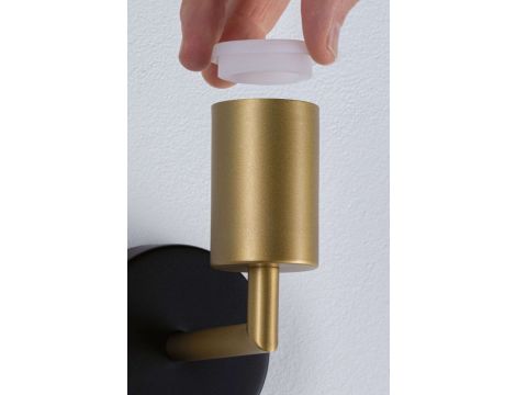 Kinkiet ścienny RAVI E27 max.60W IP44 230V złoty / czarny mat / metal - 4