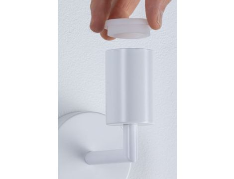 Kinkiet ścienny RAVI E27 max.60W IP44 230V biały mat / metal - 5