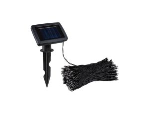 Łańcuch świetlny solarny AURINKA LED 21.9m z czujnikiem zmierzchu 1lm/metr  3000K IP44  czarny / tworzywo sztuczne - image 2