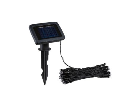 Łańcuch świetlny solarny AURINKA LED 7.9m  z czujnikiem zmierzchu 1lm/metr  3000K IP44  czarny / tworzywo sztuczne - 2