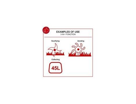 Wertykulator elektryczny Scheppach SC38 - 4