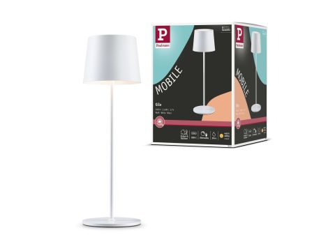 Lampka stołowa akumulatorowa GILO LED DIM USB-C 2.8W 240lm 2700K IP44 biały mat / metal tworzywo sztuczne - 14