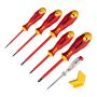 Zestaw 5 wkrętaków FELO Ergonic VDE + próbnik napięcia 220-250V + magnetyzer - 3