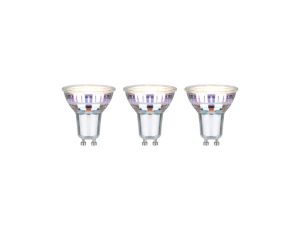 Źródło światła LED 3x GU10 ECO LINE 2.5W 450lm 3000K 230V srebrny / szkło
