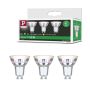 Źródło światła LED 3x GU10 ECO LINE 2.5W 450lm 3000K 230V srebrny / szkło - 8