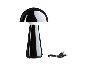 Lampka stołowa akumulatorowa ONZO LED 3-STEP DIM USB-C 2.6W 240lm 2700K IP44 czarny połysk / tworzywo sztuczne - image 2