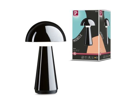 Lampka stołowa akumulatorowa ONZO LED 3-STEP DIM USB-C 2.6W 240lm 2700K IP44 czarny połysk / tworzywo sztuczne - 13