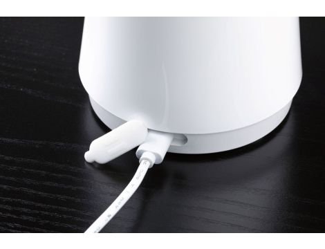 Lampka stołowa akumulatorowa ONZO LED 3-STEP DIM USB-C 2.6W 240lm 2700K IP44 biały połysk / tworzywo sztuczne - 6