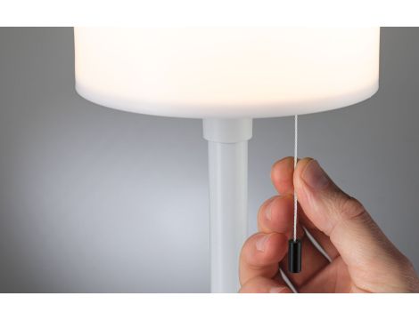 Lampka stołowa solarna BARTJA LED 3-STEP DIM USB-C 1.6W 160lm 2700K IP44 biały / tworzywo sztuczne - 4