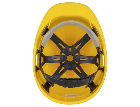 Kask ochronny Wolfcraft - żółty - 4