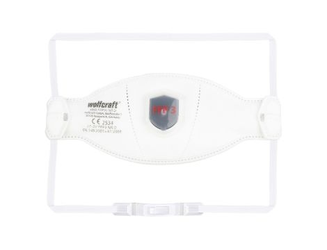 Maska ochronna z zaworem Wolfcraft - FFP3 V [2 szt.] - 3