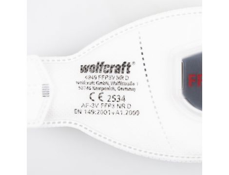 Maska ochronna z zaworem Wolfcraft - FFP3 V [2 szt.] - 4