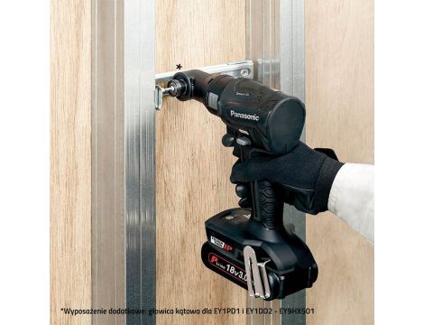 Zakrętarka udarowa 18V Panasonic EY1PD1 + ładowarka + 2 x aku 18 V / 5,0 Ah + systainer - 6