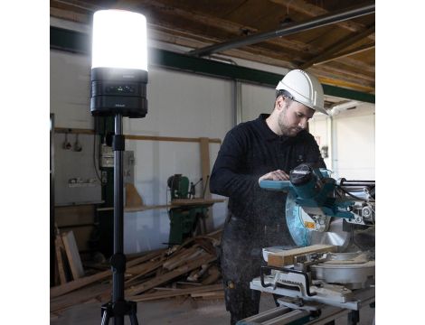 Nieoślepiająca akumulatorowa lampa robocza 360 stopni 10000 lm AREA 10 CONNECT 03.6103C - 11