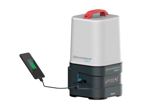 Nieoślepiająca akumulatorowa lampa robocza 360 stopni 10000 lm AREA 10 CONNECT 03.6103C - 13