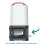 Nieoślepiająca akumulatorowa lampa robocza 360 stopni 10000 lm AREA 10 CONNECT 03.6103C - 9