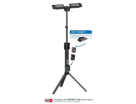 Akumulatorowa lampa budowlana 5000 lm ze zintegrowanym statywem TOWER 5 CONNECT 03.6105C - 8