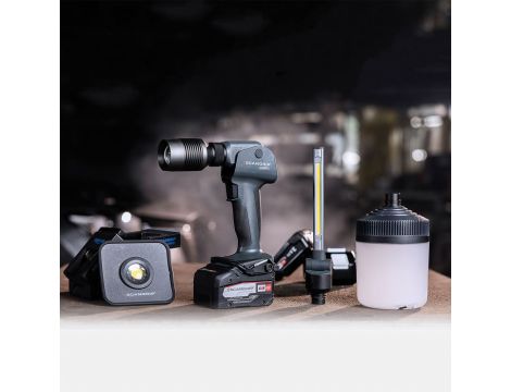 Akumulatorowa lampa robocza z wieloma wymiennymi głowicami MULTILIGHT BODY 03.5696C - 10