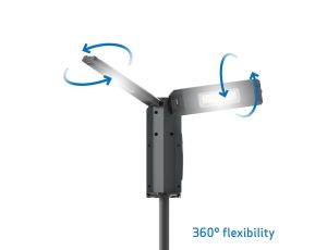 Lampa robocza z dwiema głowicami 2500 lm ze statywem TOWER COMPACT CONNECT 03.6110C - image 2