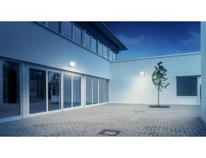 Naświetlacz z czujnikiem Steinel XLED PRO ONE Max S LED PIR 50,1W 3000K 6116lm IP44 IK03 230V biały / aluminium - image 2
