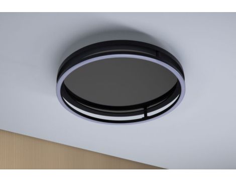 Plafoniera SPACEGLOW ONE LED 3D DIM RGB rainbow 38W 3900lm 3000-6500K pilot  230V czarny matowy / metal - 12