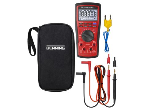 Miernik uniwersalny BENNING MM 7-2 cyfrowy z akcesoriami - 2