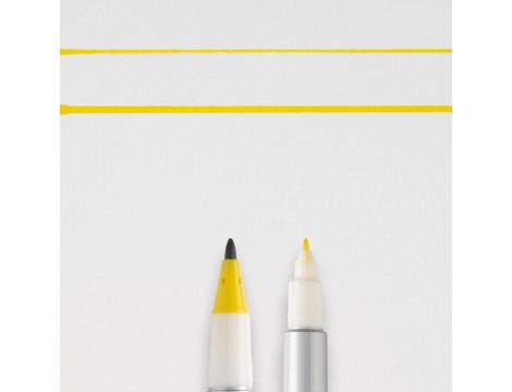 Marker IDenti-Pen Dual Point zółty, Sakura - 4