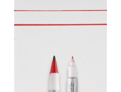 Marker IDenti-Pen Dual Point czerwony, Sakura - 3