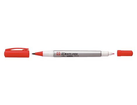 Marker IDenti-Pen Dual Point czerwony, Sakura - 7