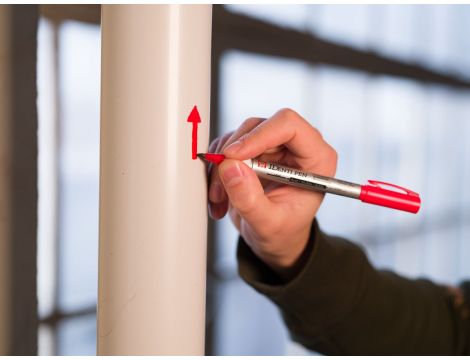 Marker IDenti-Pen Dual Point czerwony, Sakura - 4