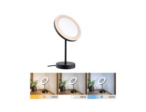 Lusterko kosmetyczne MASUA LED 4W 2700/4000/6500K + wyłącznik IP44 230V czarny matowy / metal - image 2