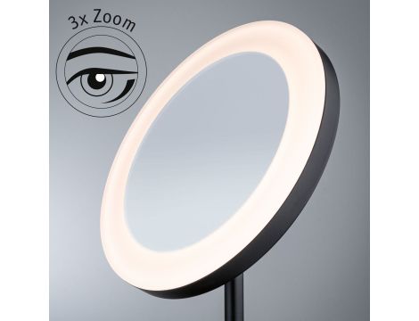 Lusterko kosmetyczne MASUA LED 4W 2700/4000/6500K + wyłącznik IP44 230V czarny matowy / metal - 8