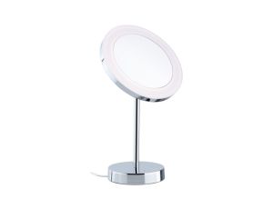 Lusterko kosmetyczne MASUA LED 4W 2700/4000/6500K + wyłącznik IP44 230V chrom / metal