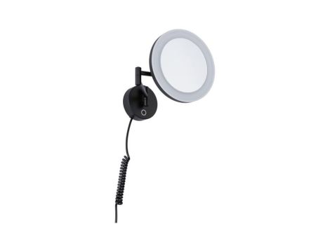 Lusterko kosmetyczne MASUA LED 4W 2700/4000/6500K + wyłącznik IP44 230V czarny matowy / metal - 11