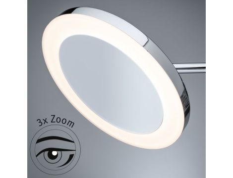 Lusterko kosmetyczne MASUA LED 4W 2700/4000/6500K + wyłącznik IP44 230V czarny matowy / metal - 7