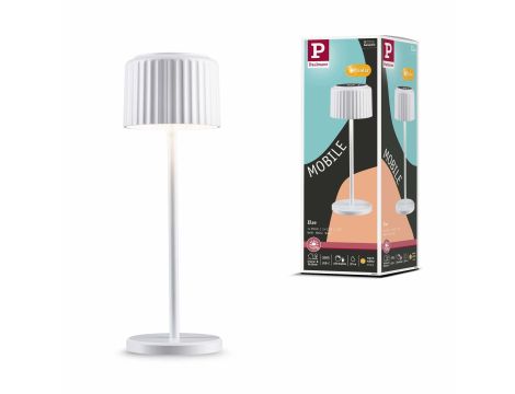 Lampka stołowa solarna ELSE LED DIM USB-C 3.7W 250lm 2700K IP44 biały / aluminium - 15