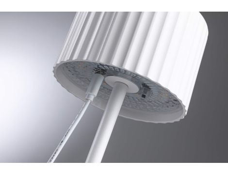 Lampka stołowa solarna ELSE LED DIM USB-C 3.7W 250lm 2700K IP44 biały / aluminium - 7