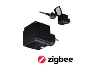 Adapter SH Zigbee Smart Plug IP44 czarny / tworzywo sztuczne