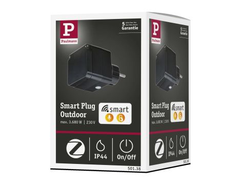 Adapter SH Zigbee Smart Plug IP44 czarny / tworzywo sztuczne - 9