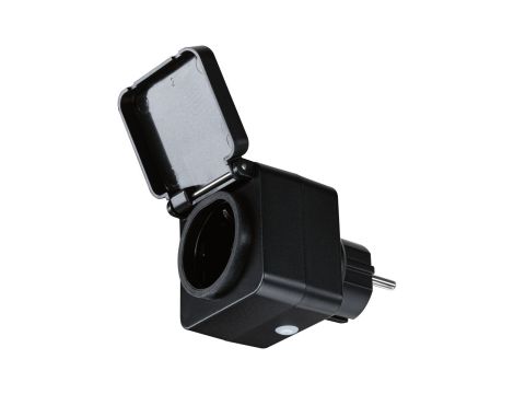 Adapter SH Zigbee Smart Plug IP44 czarny / tworzywo sztuczne - 2