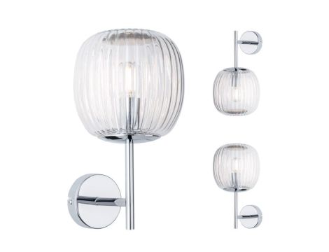 Kinkiet ścienny łazienkowy RUYA E14 max.20W IP44 230V chrom / szkło - 3