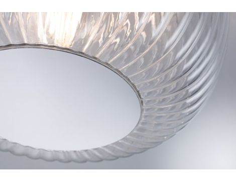 Lampa sufitowa łazienkowa RUYA E27 max.60W IP44 230V chrom / szkło - 6