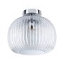 Lampa sufitowa łazienkowa RUYA E27 max.60W IP44 230V chrom / szkło - 4
