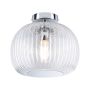 Lampa sufitowa łazienkowa RUYA E27 max.60W IP44 230V chrom / szkło - 3