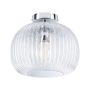Lampa sufitowa łazienkowa RUYA E27 max.60W IP44 230V chrom / szkło - 5