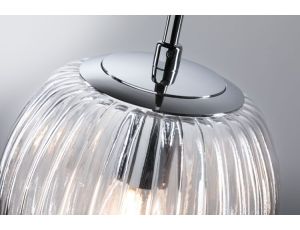 Lampa wisząca łazienkowa RUYA E14 max.20W IP44 230V chrom / szkło - image 2