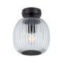 Lampa sufitowa łazienkowa RUYA E14 max.20W IP44 230V czarny matowy / szkło - 4
