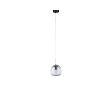 Lampa wisząca łazienkowa RUYA E14 max.20W IP44 230V czarny matowy / szkło - 3